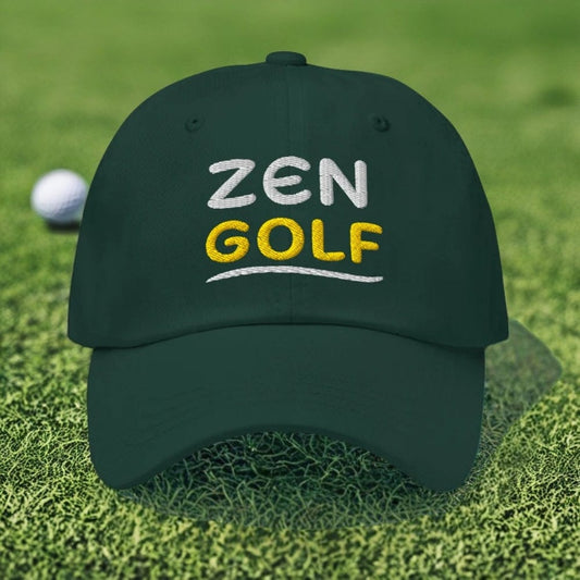 Zen Golf Embroidered Golf Cap - Funny Golf Tee by Swing Epic
