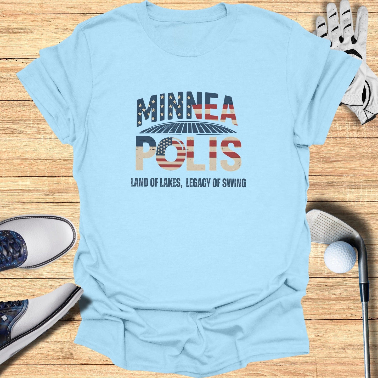 Minneapolis Golf T-Shirt - Funny Golf Tee by Swing Epic