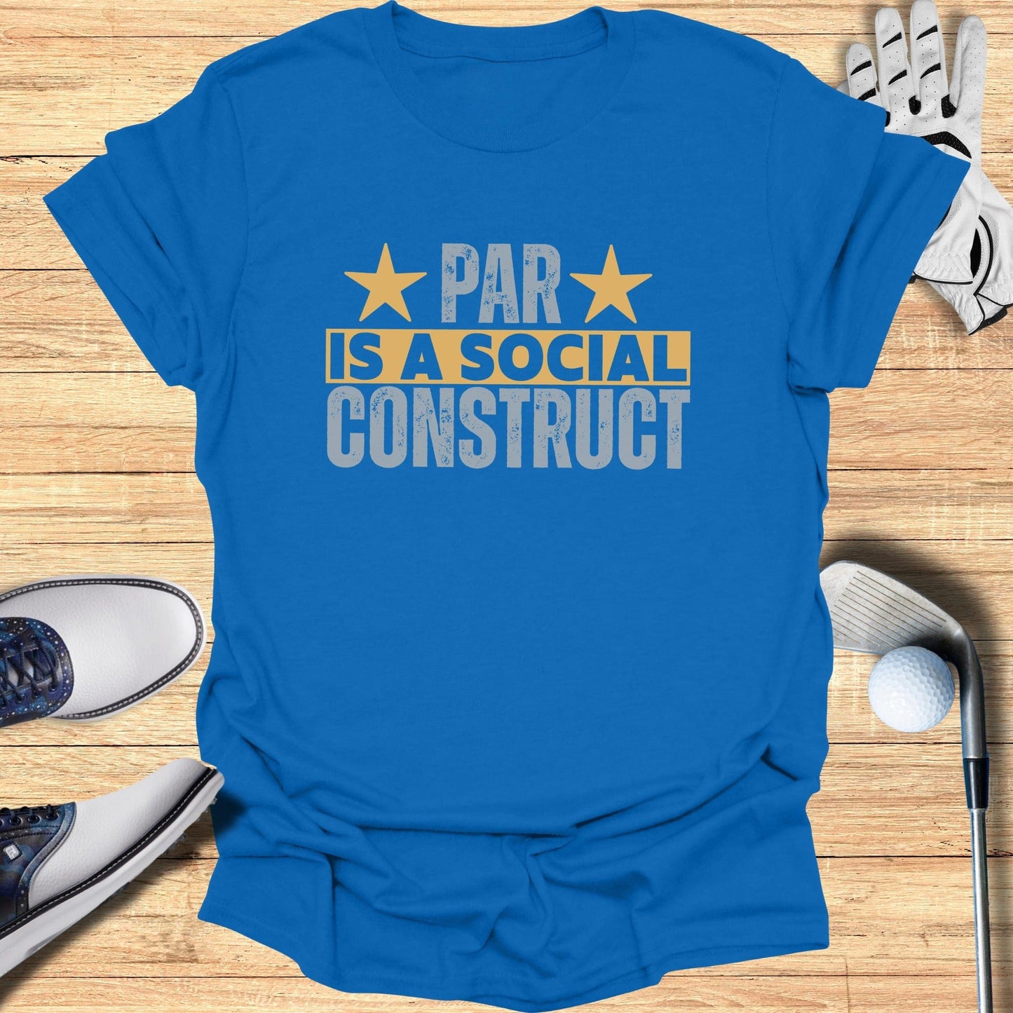 Par Is a Construct T-Shirt - Funny Golf Tee by Swing Epic