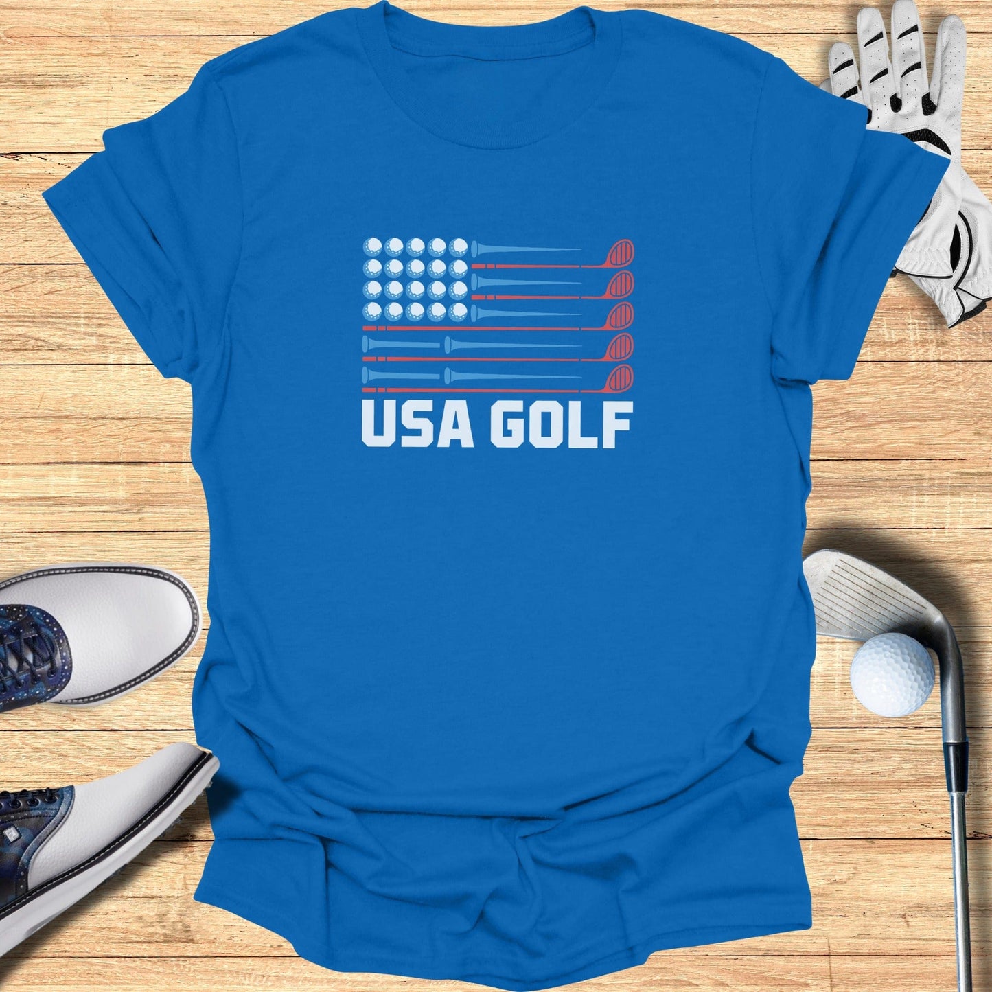 USA Golf T-Shirt - Funny Golf Tee by Swing Epic