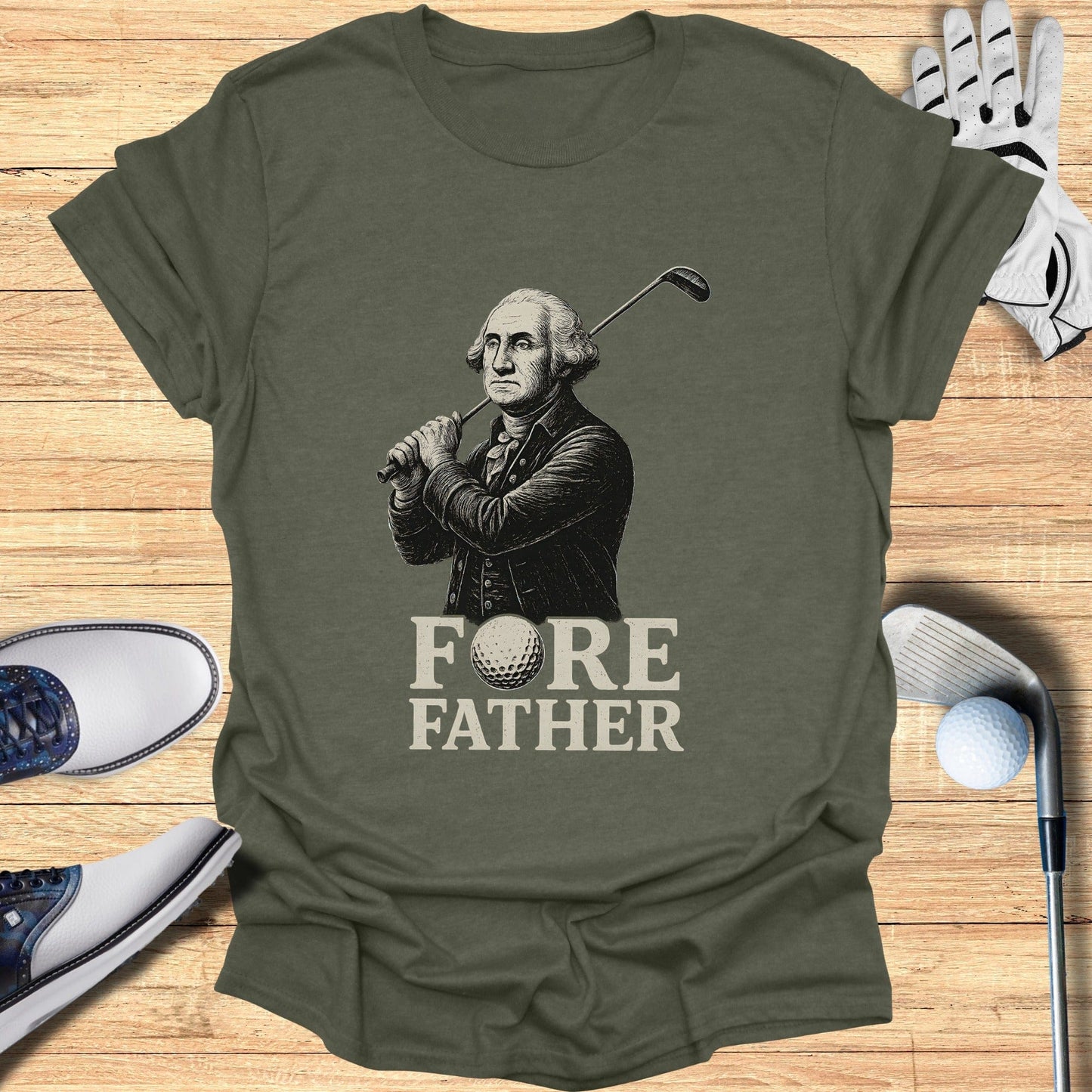 Fore Father T-Shirt - Funny Golf Tee by Swing Epic