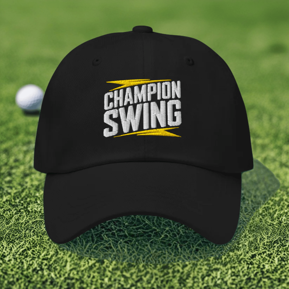 Champion Swing Cool Embroidered Golf Cap - Funny Golf Tee by Swing Epic