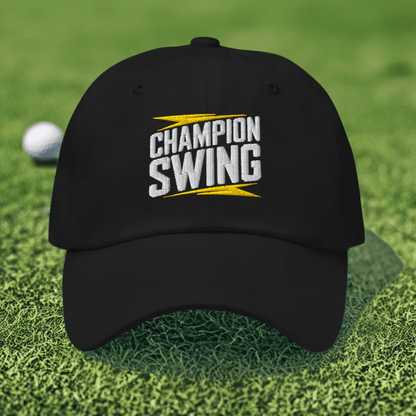 Champion Swing Cool Embroidered Golf Cap - Funny Golf Tee by Swing Epic