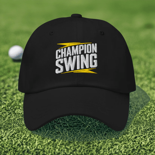 Champion Swing Cool Embroidered Golf Cap - Funny Golf Tee by Swing Epic