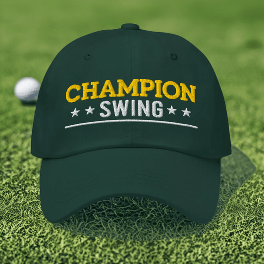 Champion Swing Star-Studded Fun Embroidered Golf Cap - Funny Golf Tee by Swing Epic