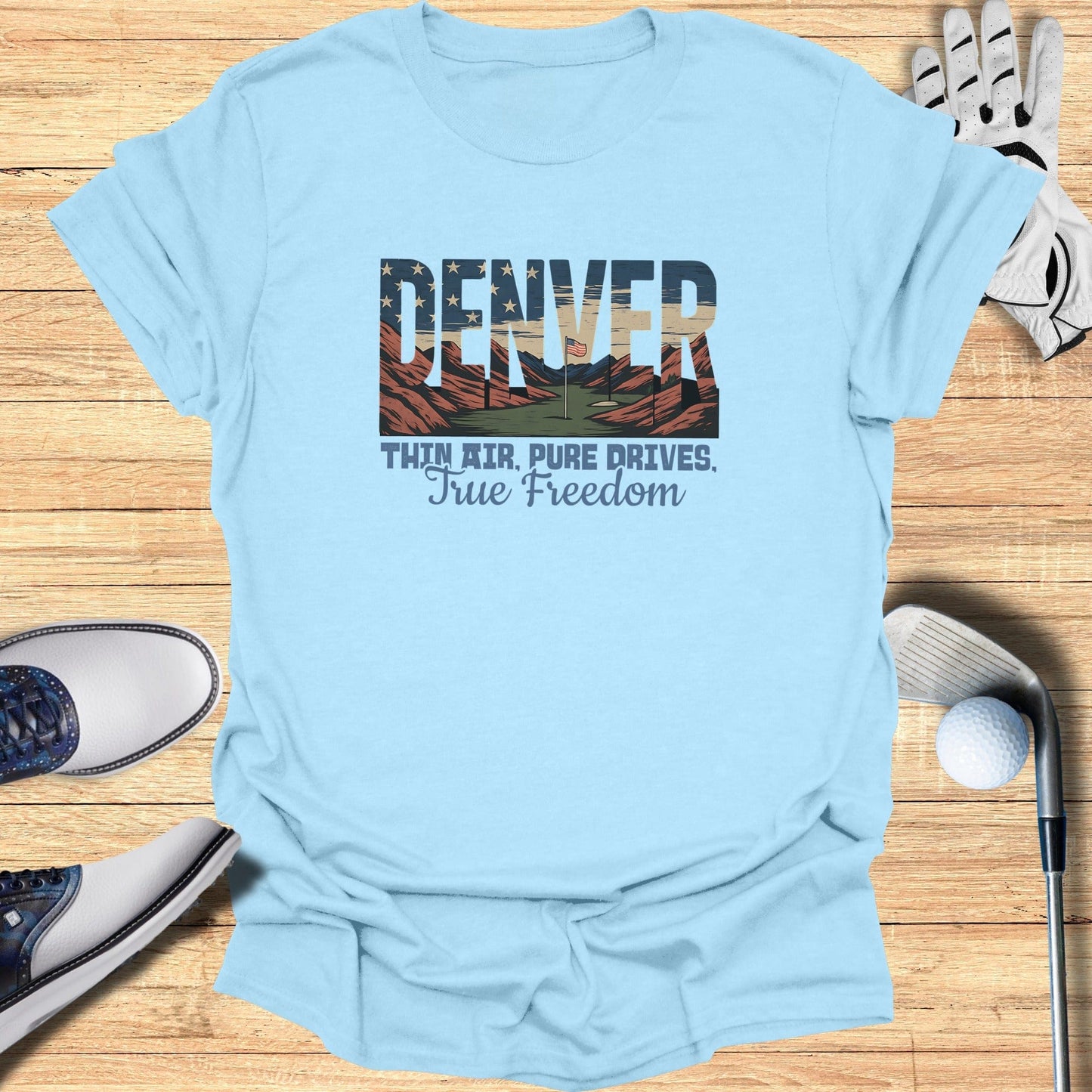 Denver Golf T-Shirt - Funny Golf Tee by Swing Epic