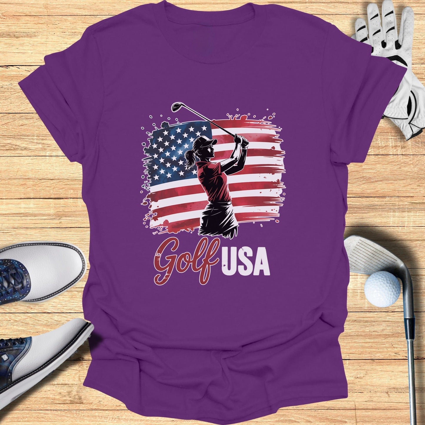 Golf USA T-Shirt - Funny Golf Tee by Swing Epic