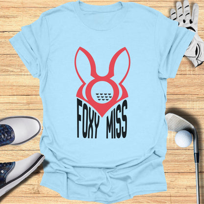 Foxy Miss Golf Themed Graphic Tee Product
