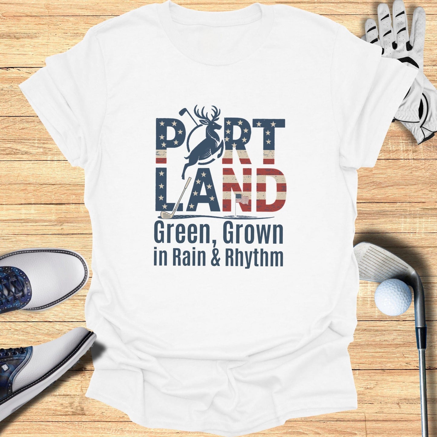 Portland Golf T-Shirt - Funny Golf Tee by Swing Epic