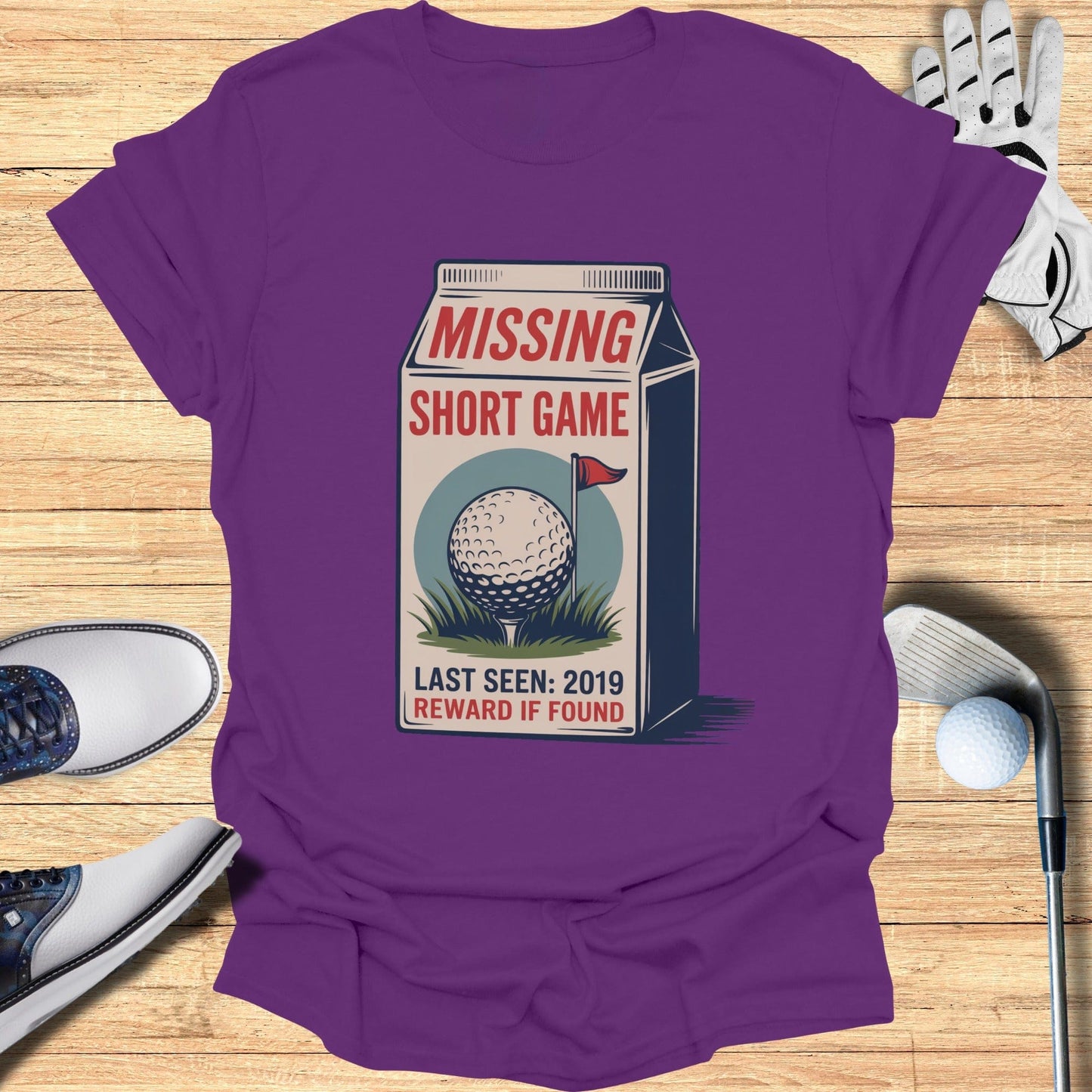 Missing Short Game T-Shirt - Funny Golf Tee by Swing Epic
