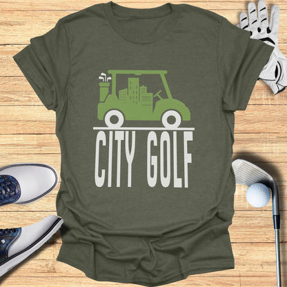 City Golf Graphic Tee for Golf Enthusiasts T-Shirt