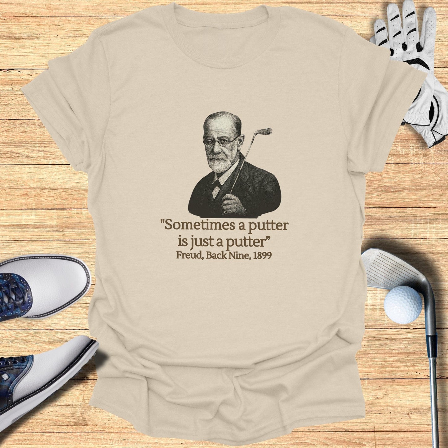 Sometimes A putter T-Shirt - Funny Golf Tee by Swing Epic