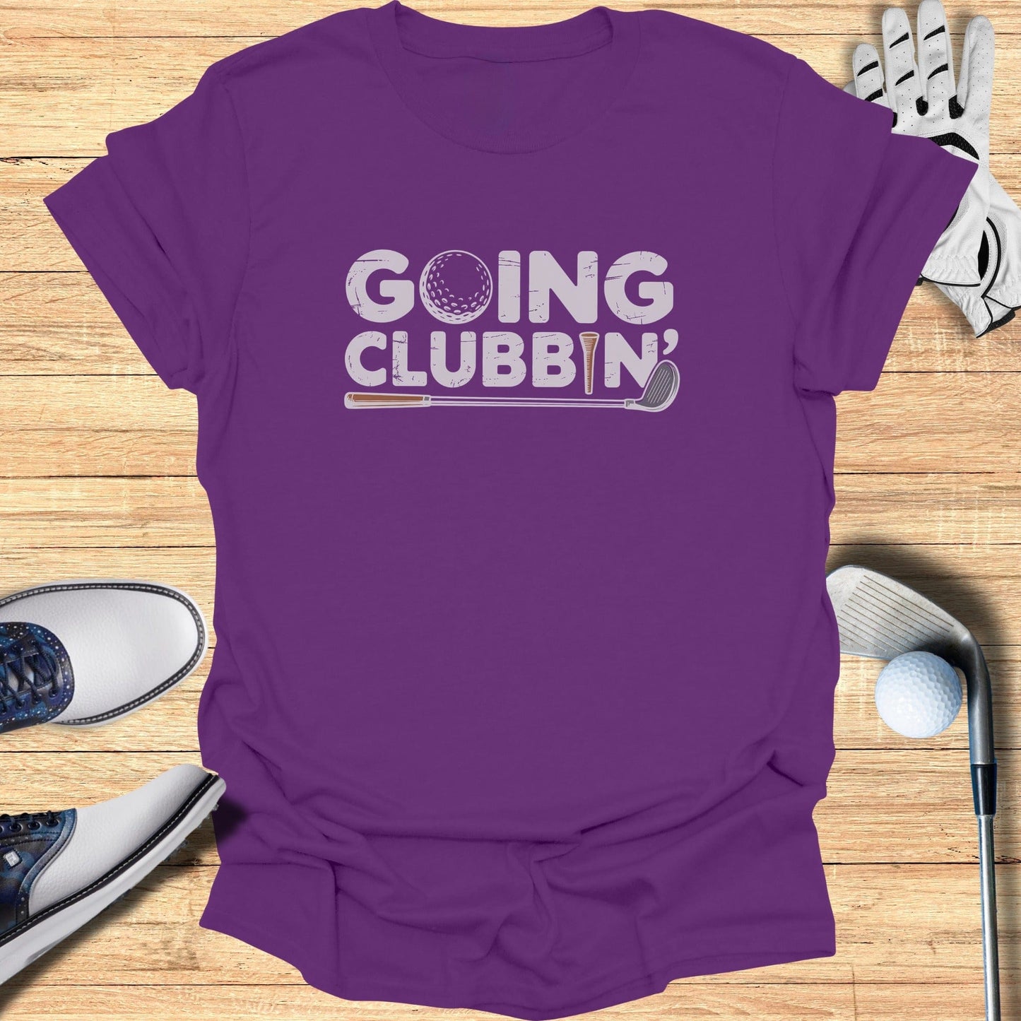 Going Clubbing T-Shirt - Funny Golf Tee by Swing Epic