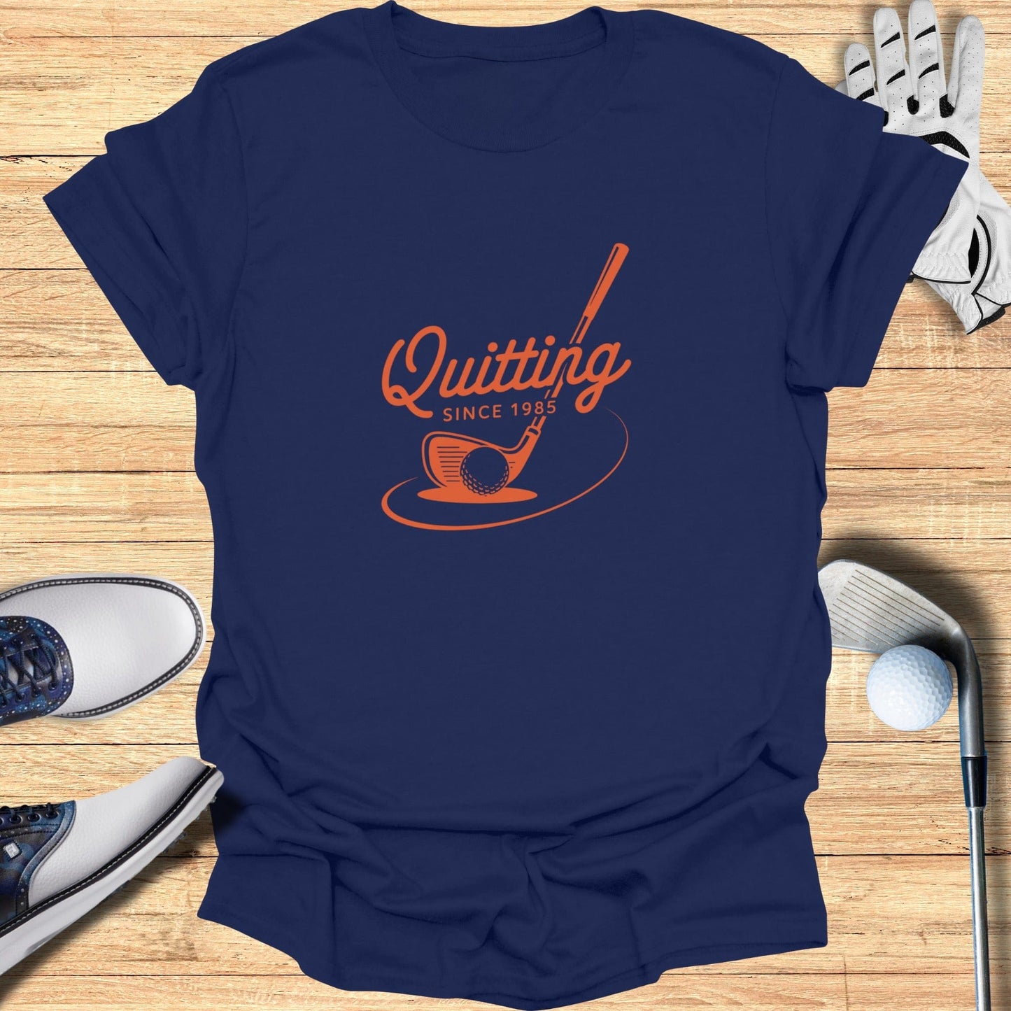 Quitting Since 1985 T-Shirt - Funny Golf Tee by Swing Epic