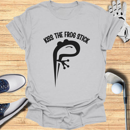 Kiss The Frog Stick Unique Tee Shirt