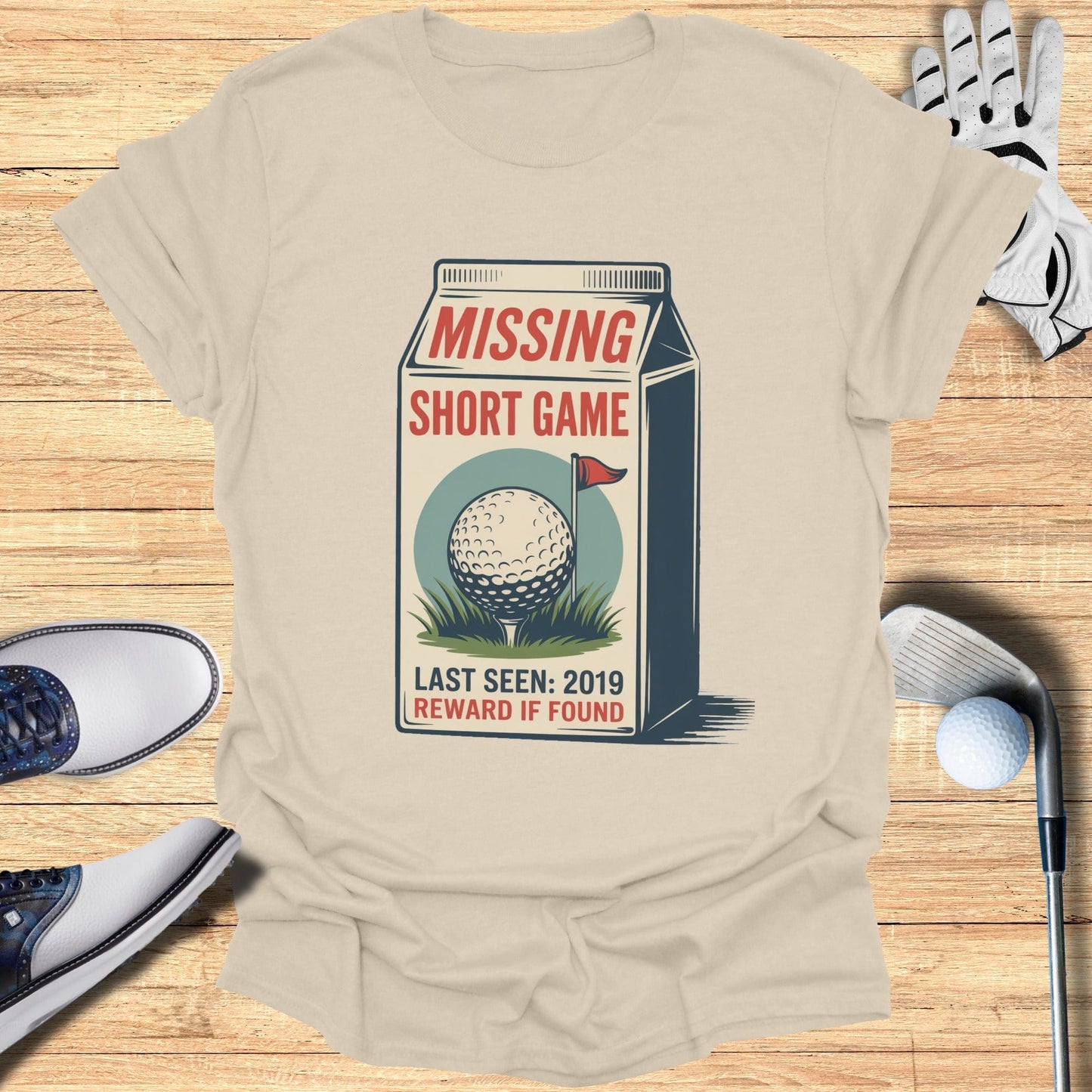 Missing Short Game T-Shirt - Funny Golf Tee by Swing Epic
