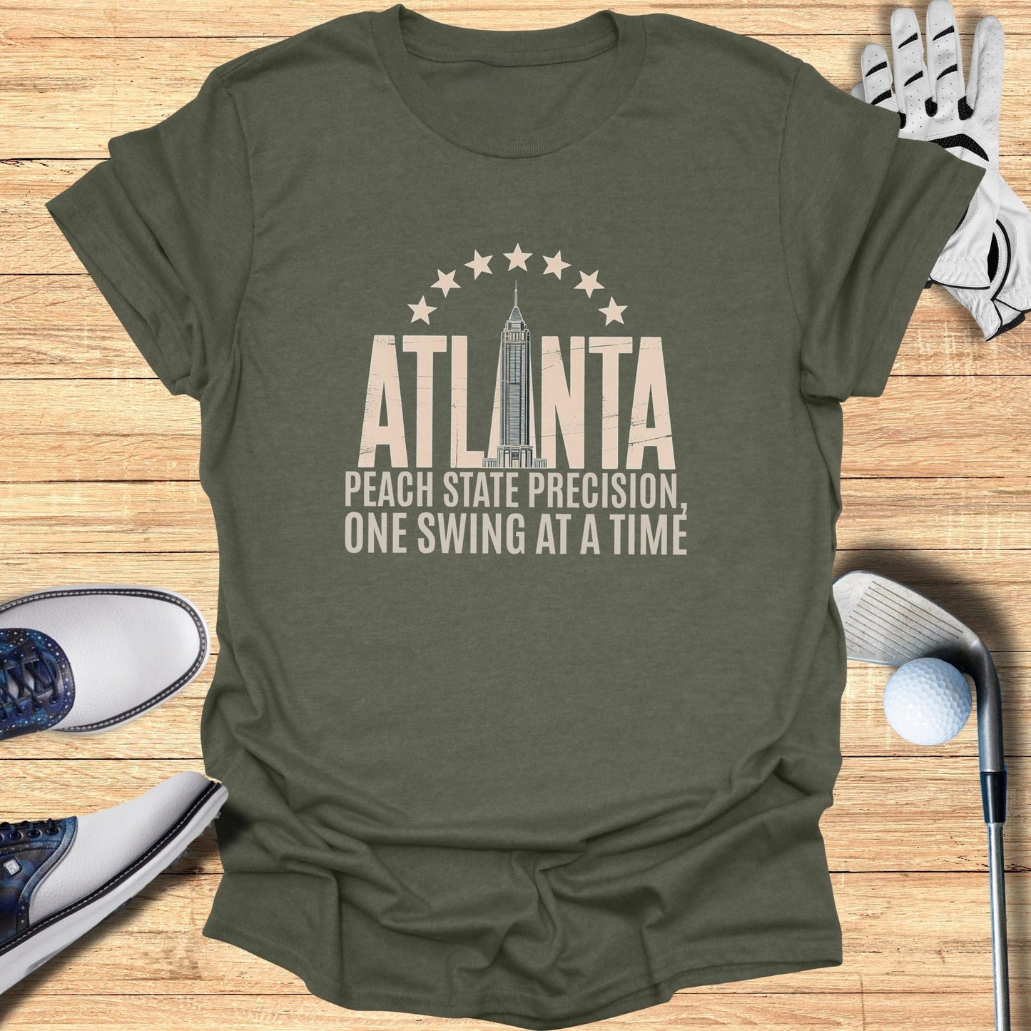 Atlanta Golf T-Shirt - Funny Golf Tee by Swing Epic