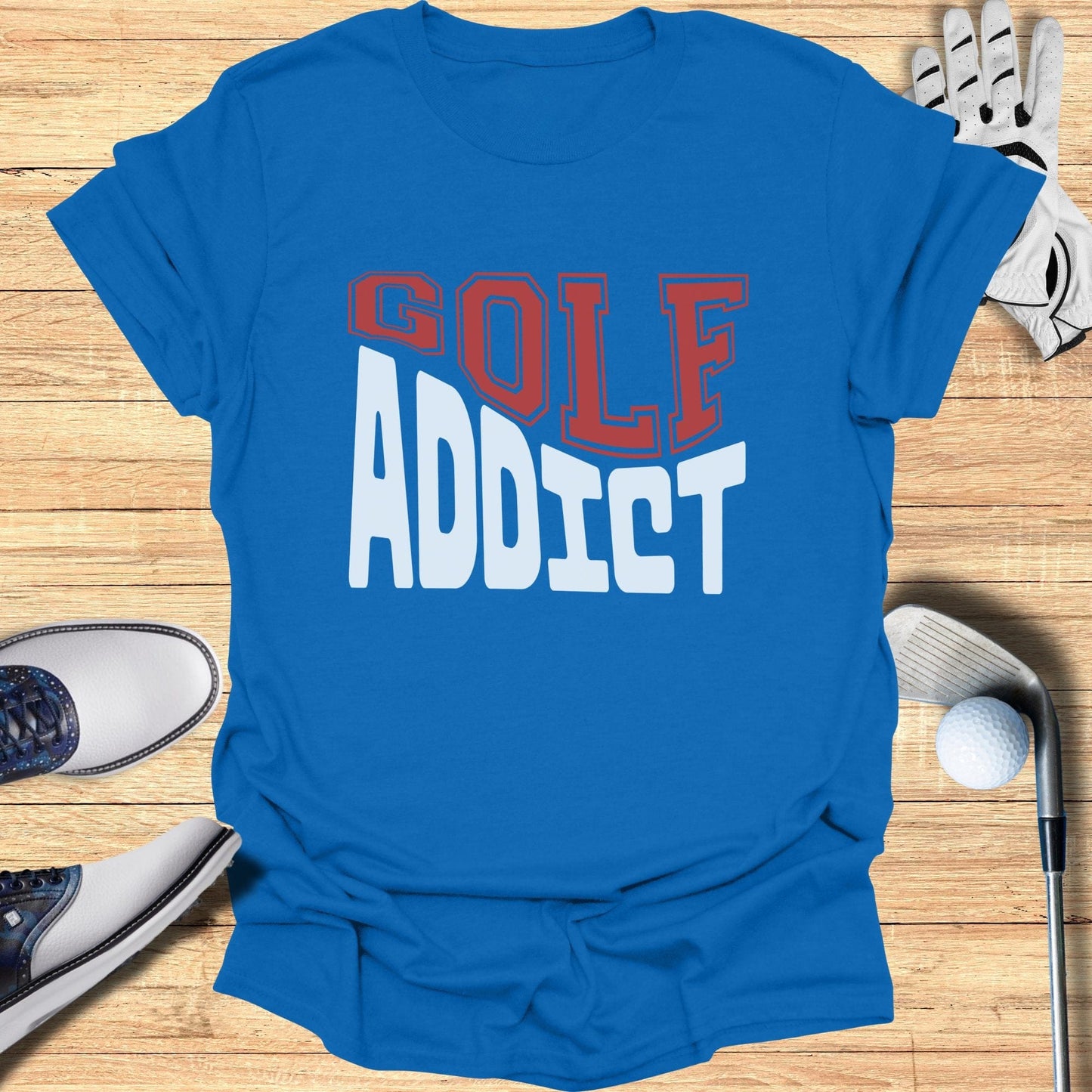 Golf Addict T-Shirt - Funny Golf Tee by Swing Epic