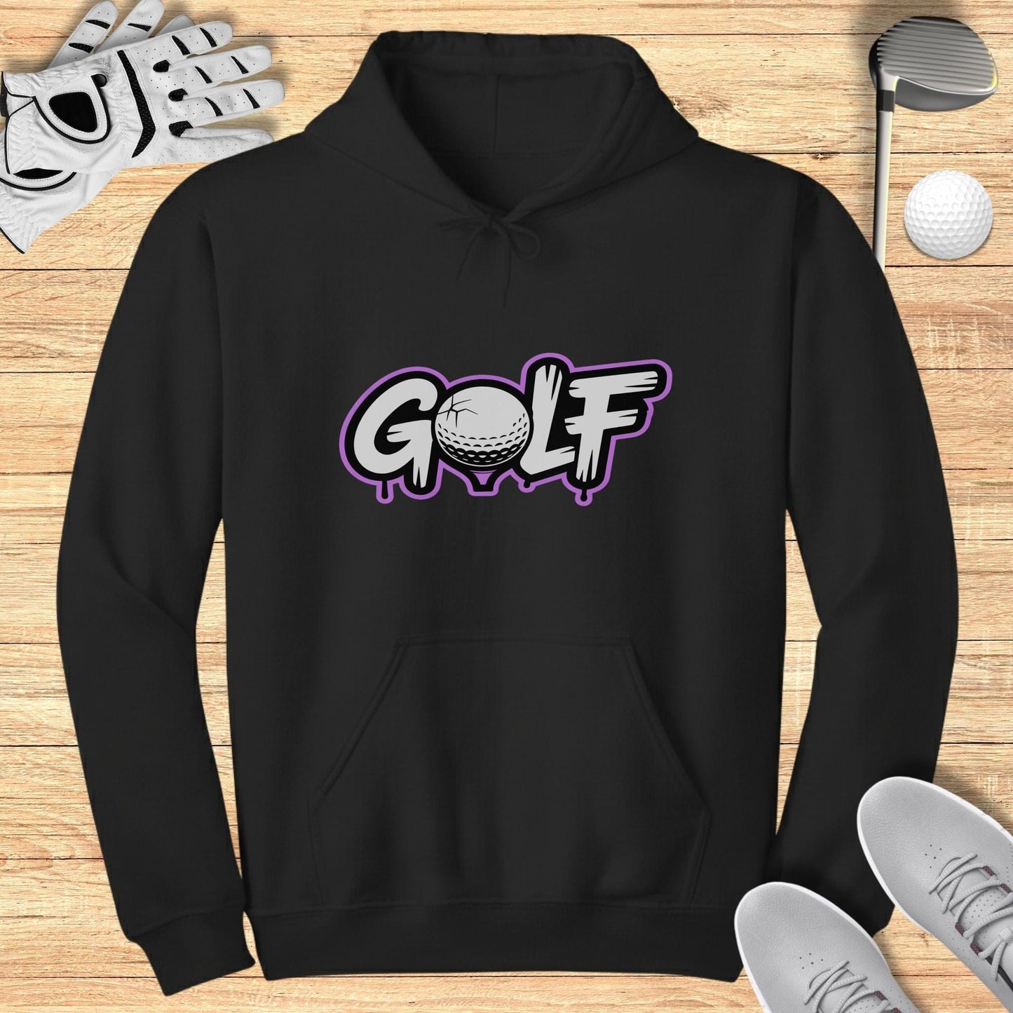 Stylish Golf Themed Hoodie Ideal for Sports Enthusiasts