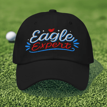 Eagle Expert Fun Embroidered Golf Cap - Funny Golf Tee by Swing Epic