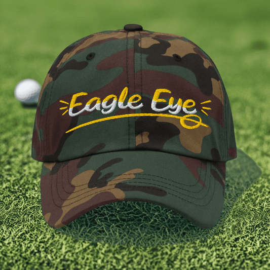 Eagle Eye Embroidered Golf Cap - Funny Golf Tee by Swing Epic