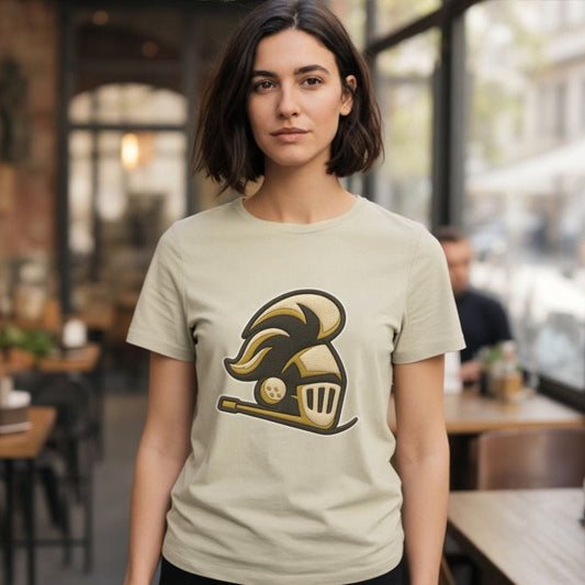 Vintage Medieval Helmet Design Graphic Tee