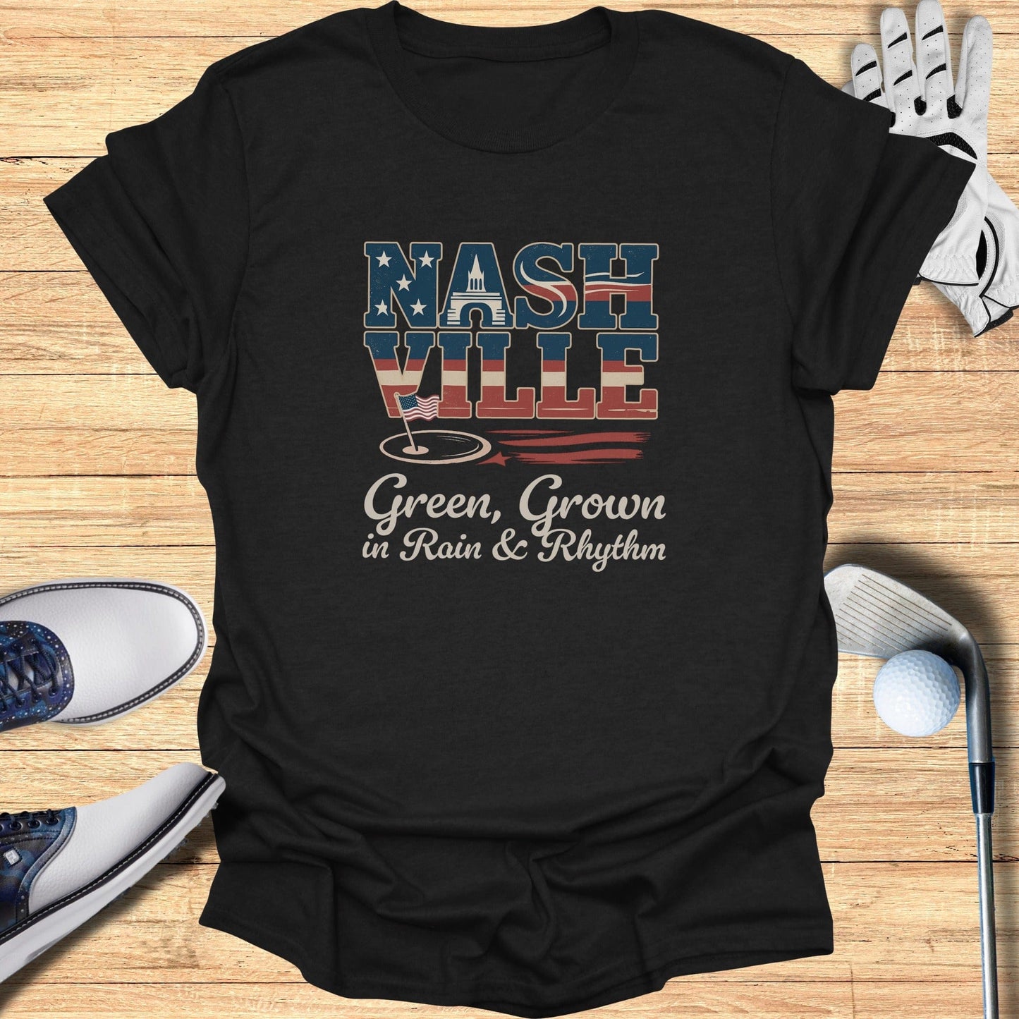 Nashville Golf T-Shirt - Funny Golf Tee by Swing Epic