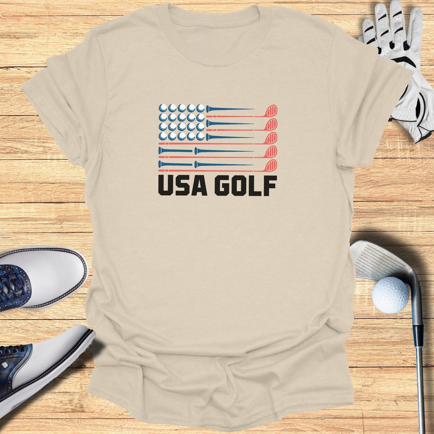 USA Golf T-Shirt - Funny Golf Tee by Swing Epic