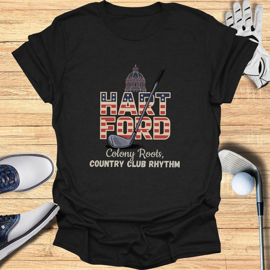 Hartford Golf T-Shirt - Funny Golf Tee by Swing Epic