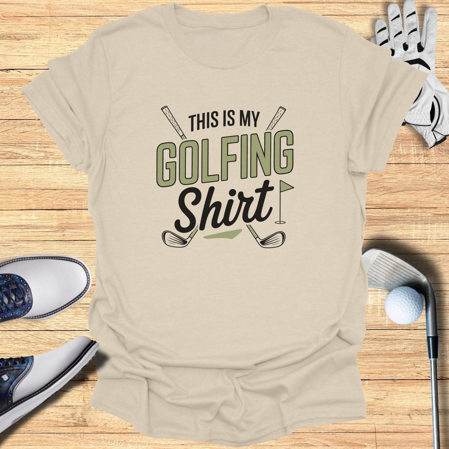 This Is My Golfing Shirt T-Shirt - Funny Golf Tee by Swing Epic