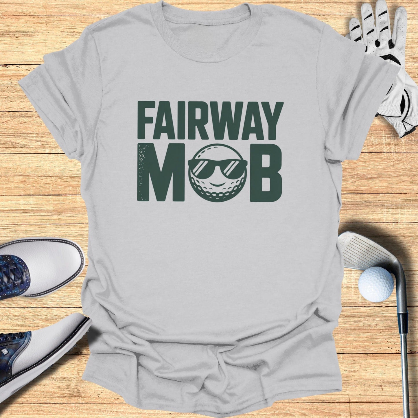 Fairway Mob T-Shirt - Funny Golf Tee by Swing Epic