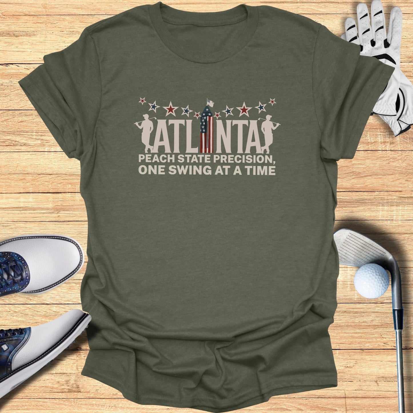 Atlanta Golf T-Shirt - Funny Golf Tee by Swing Epic