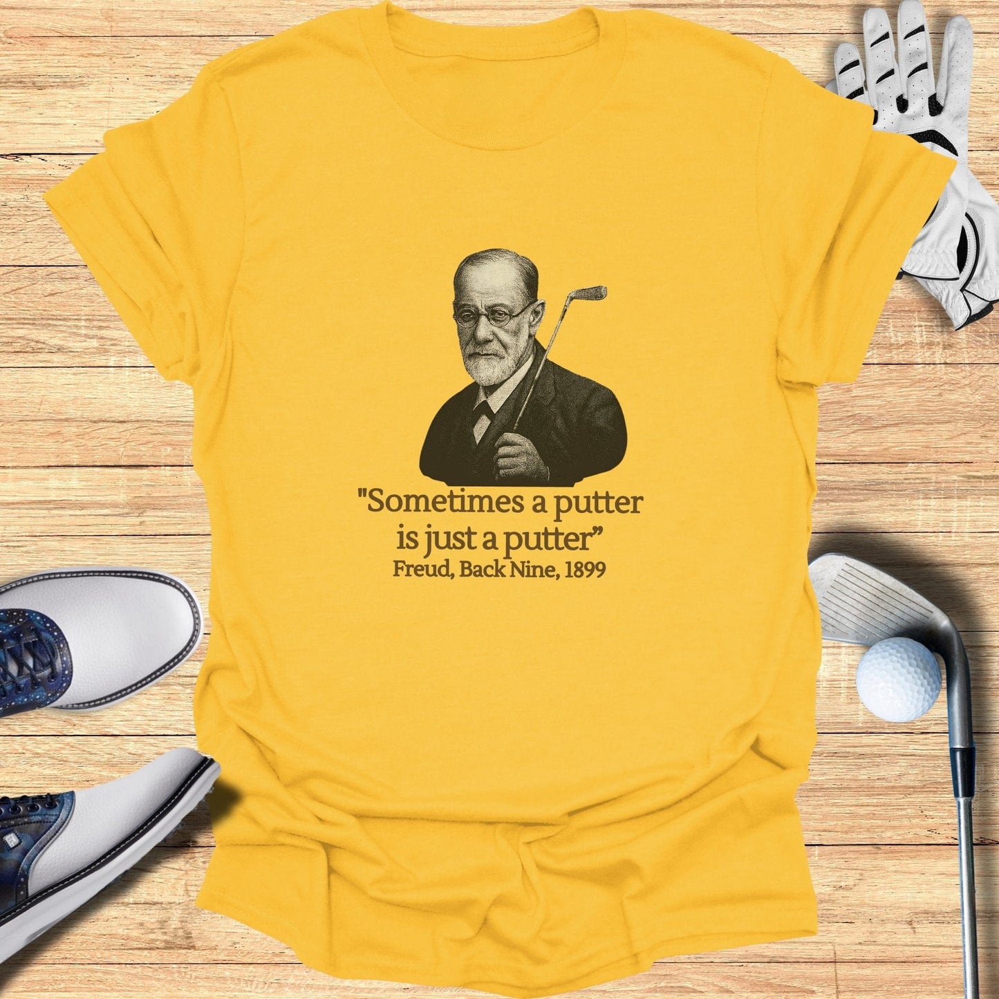 Sometimes A putter T-Shirt - Funny Golf Tee by Swing Epic