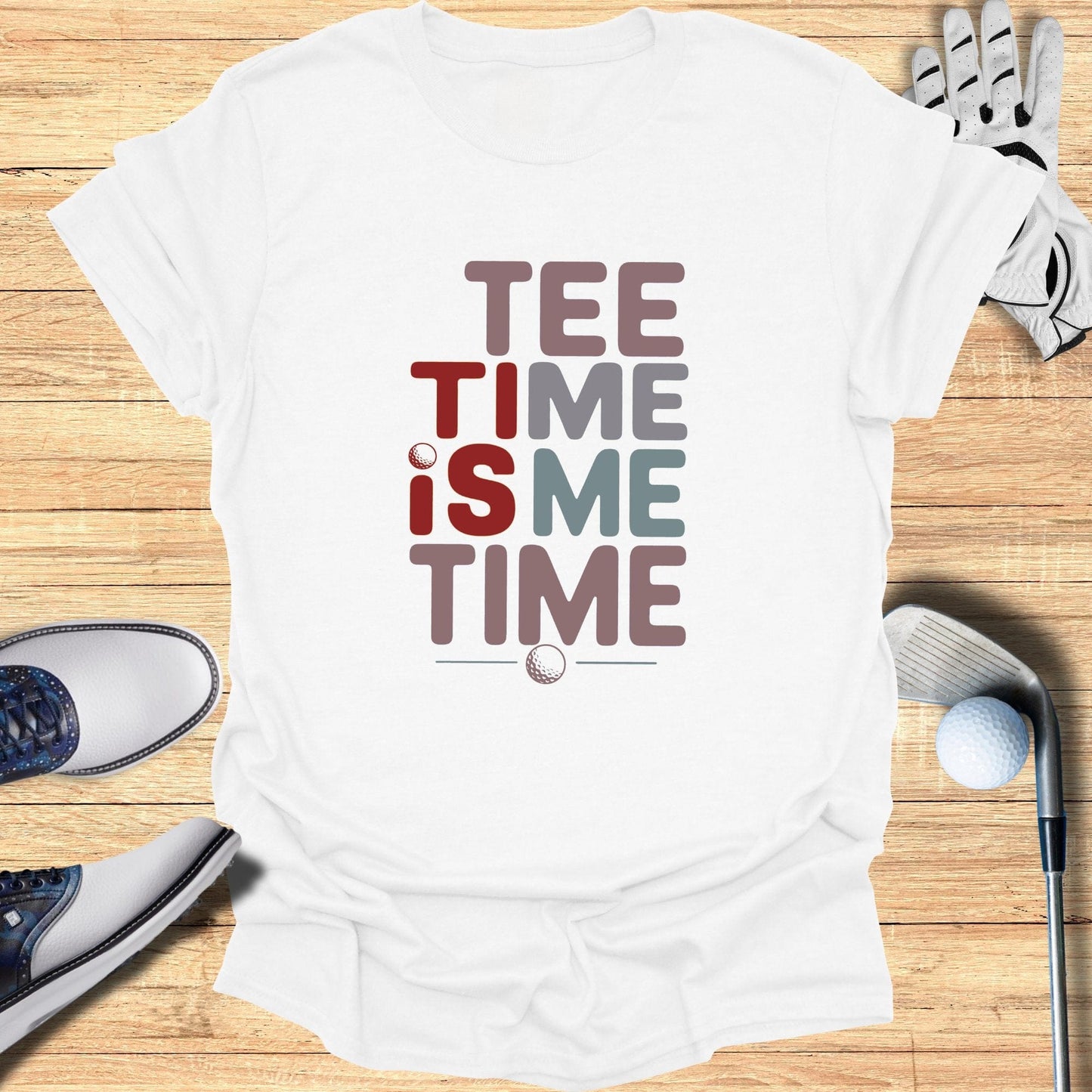 Tee Time Is Me Time T-Shirt - Funny Golf Tee by Swing Epic
