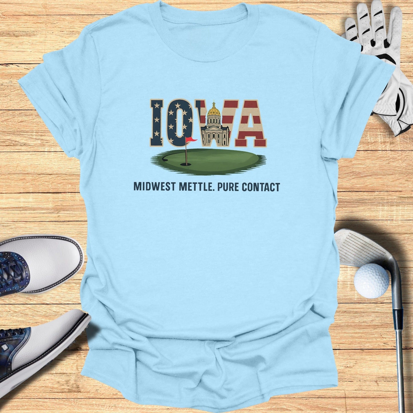 Iowa Golf T-Shirt - Funny Golf Tee by Swing Epic
