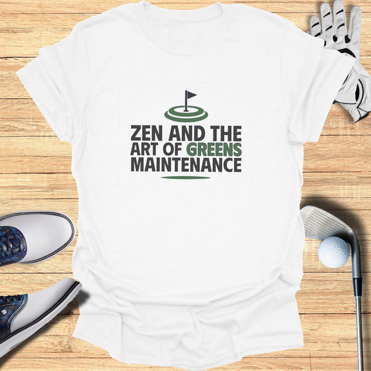 Zen And The Green T-Shirt - Funny Golf Tee by Swing Epic