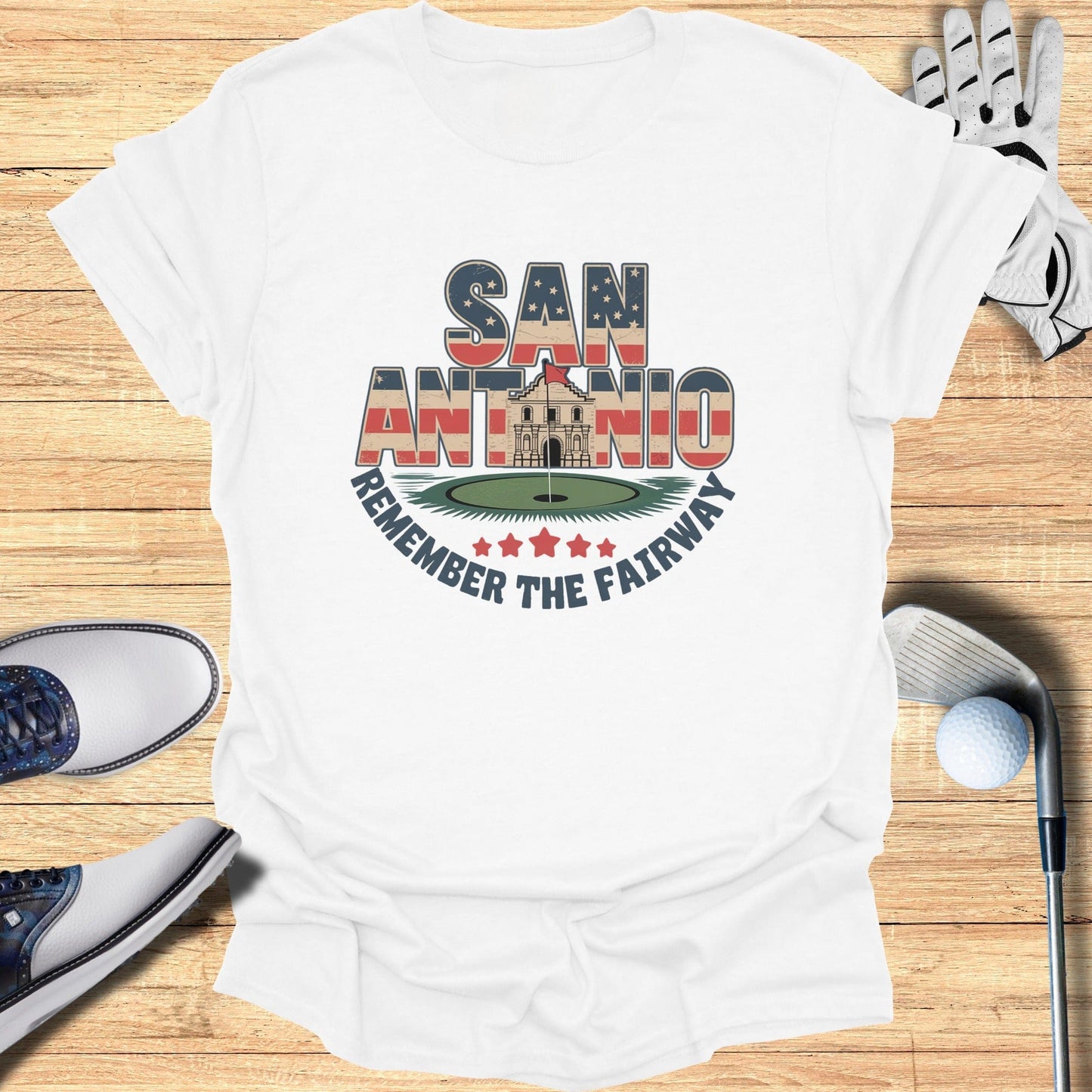 San Antonio Golf T-Shirt - Funny Golf Tee by Swing Epic