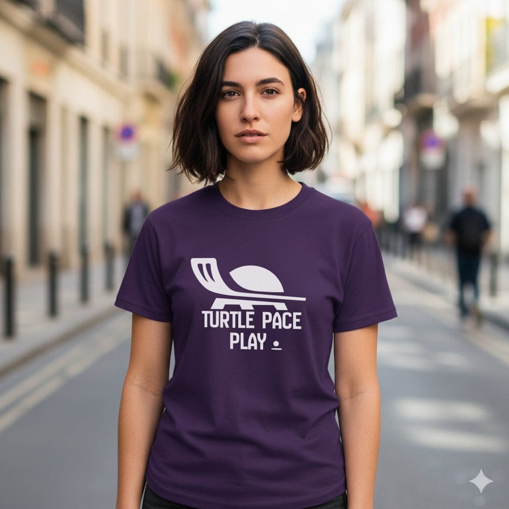 Turtle Pace Play Graphic Design T-Shirt