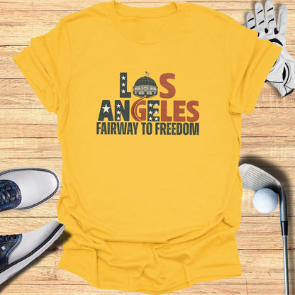 Los Angeles Golf T-Shirt - Funny Golf Tee by Swing Epic