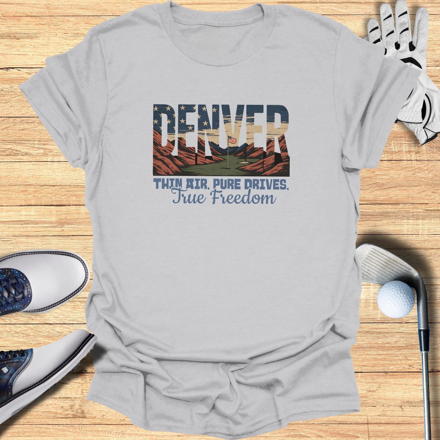 Denver Golf T-Shirt - Funny Golf Tee by Swing Epic