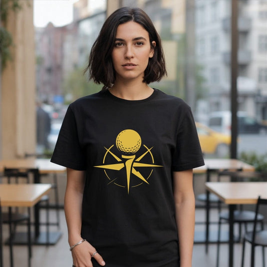 Stylish Design Tee with Yellow Graphic for Tee Product