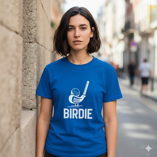 Birdie Golf Themed Graphic T-Shirt for Women