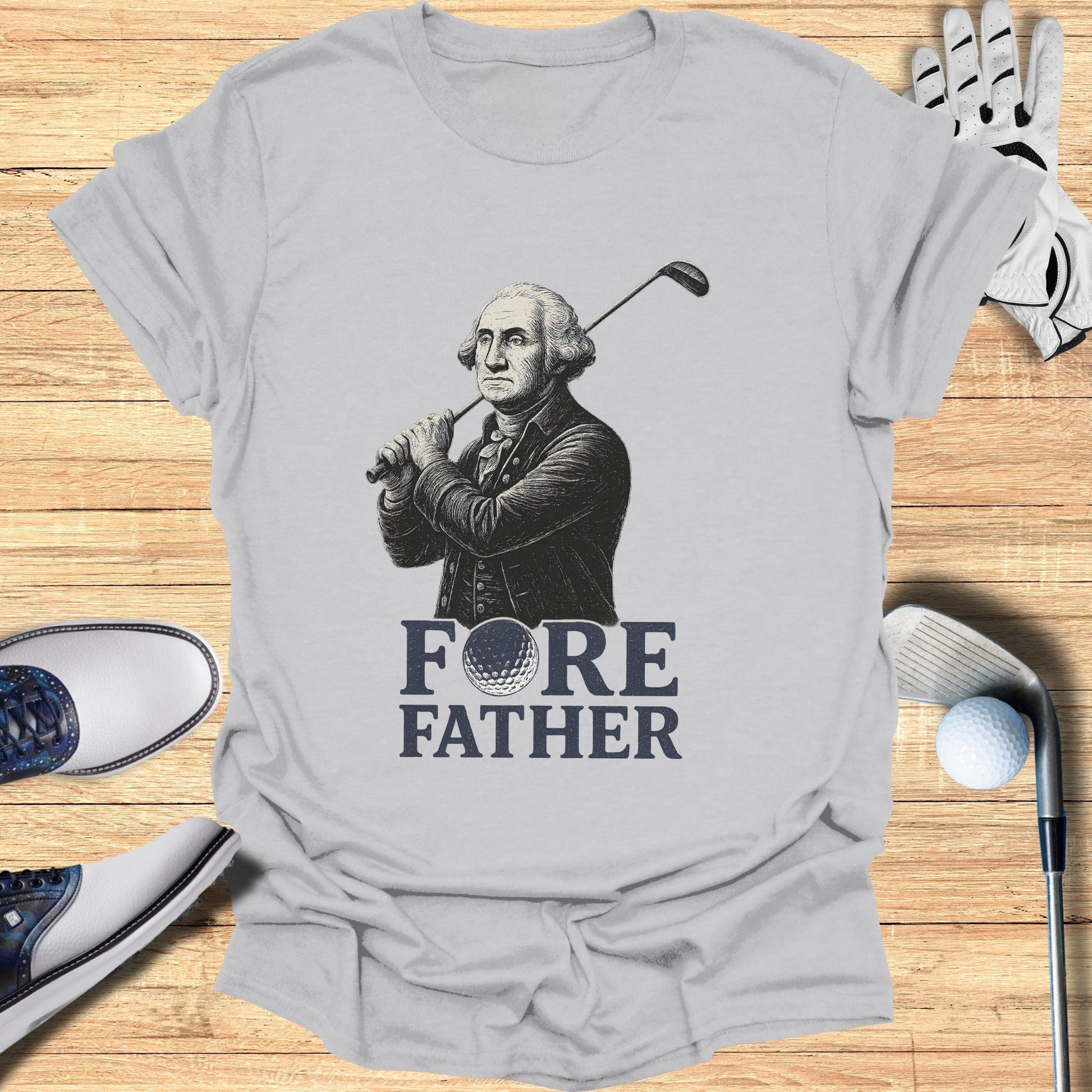 Fore Father T-Shirt - Funny Golf Tee by Swing Epic
