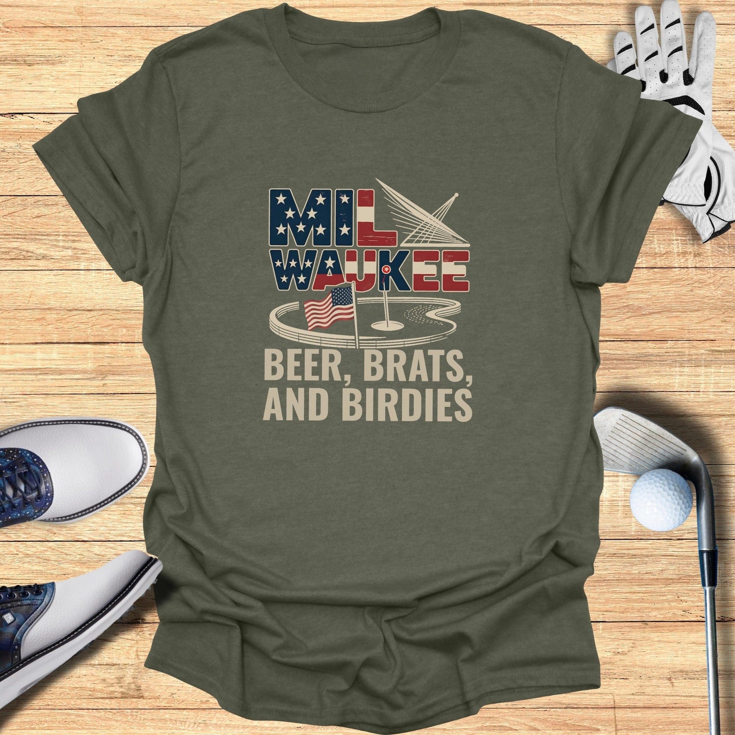 Milwaukee Golf T-Shirt - Funny Golf Tee by Swing Epic