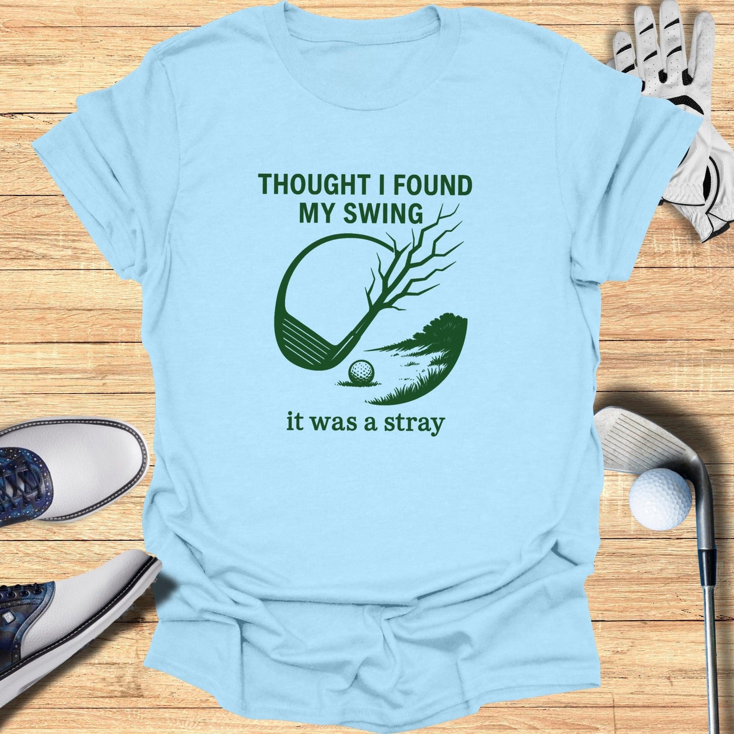 Stray Swing T-Shirt - Funny Golf Tee by Swing Epic