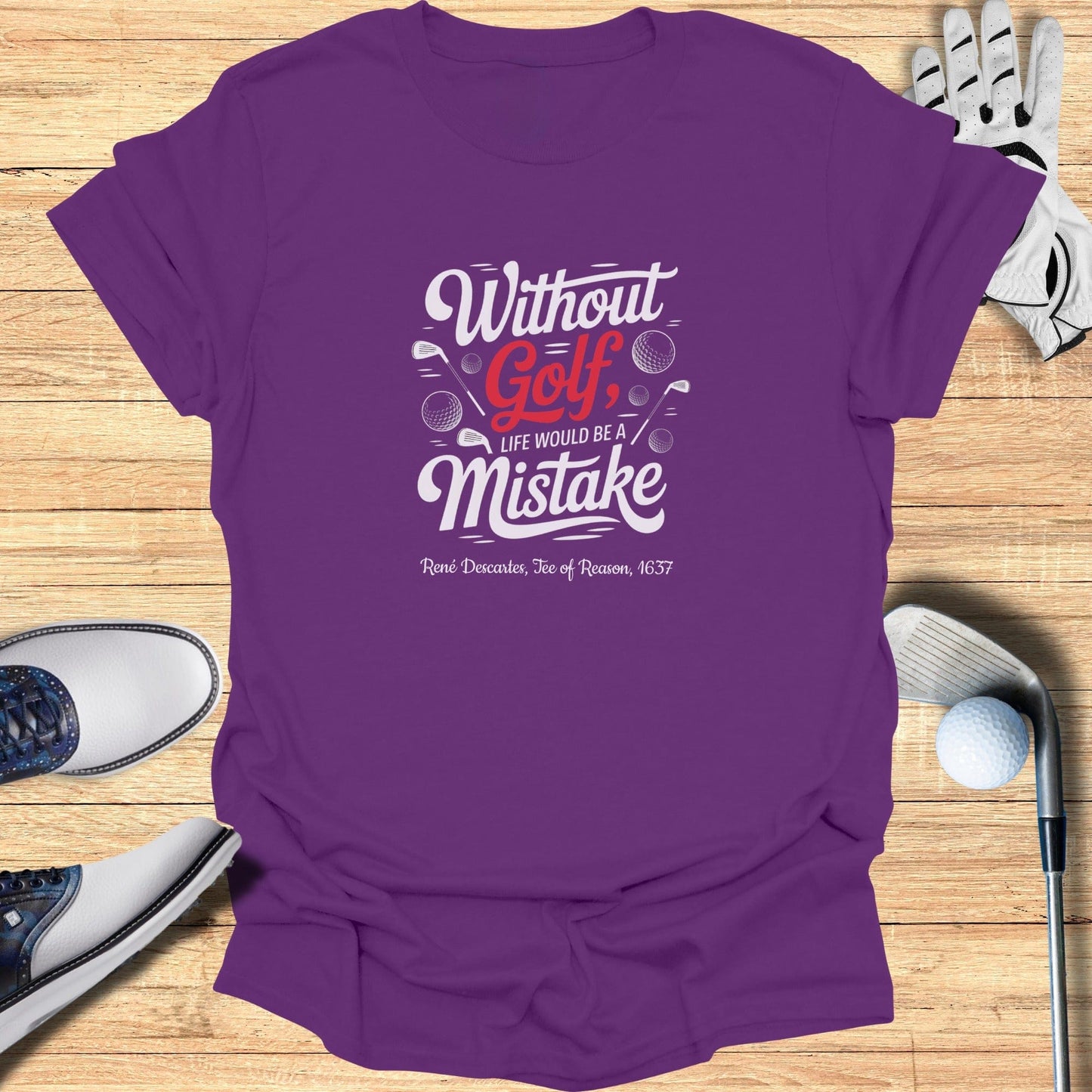 Without Golf, Life’s a Mistake T-Shirt - Funny Golf Tee by Swing Epic