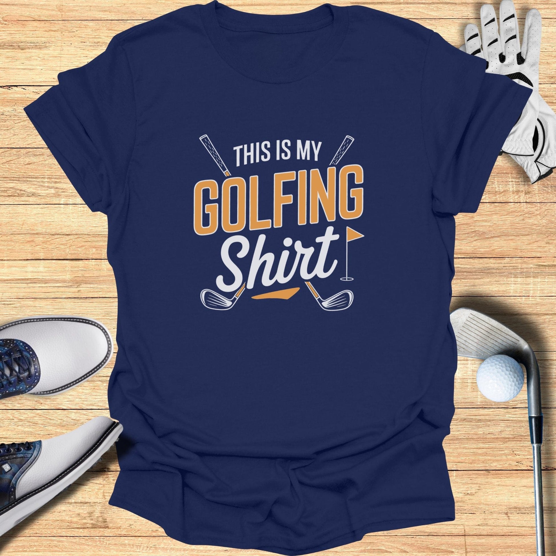 This Is My Golfing Shirt T-Shirt - Funny Golf Tee by Swing Epic