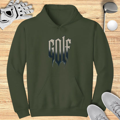 Cozy Stylish Green Hoodie with Golf Logo