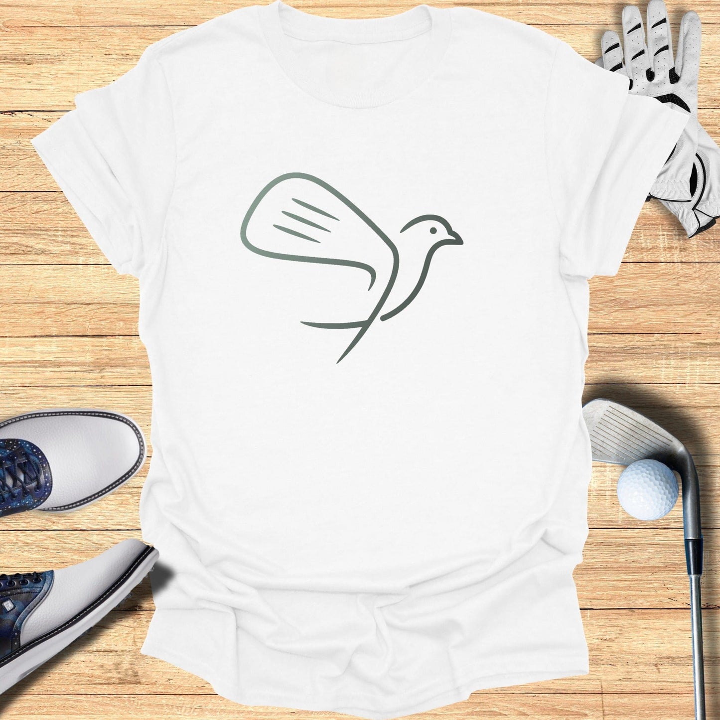 Birdie in Flight T-Shirt - Funny Golf Tee by Swing Epic