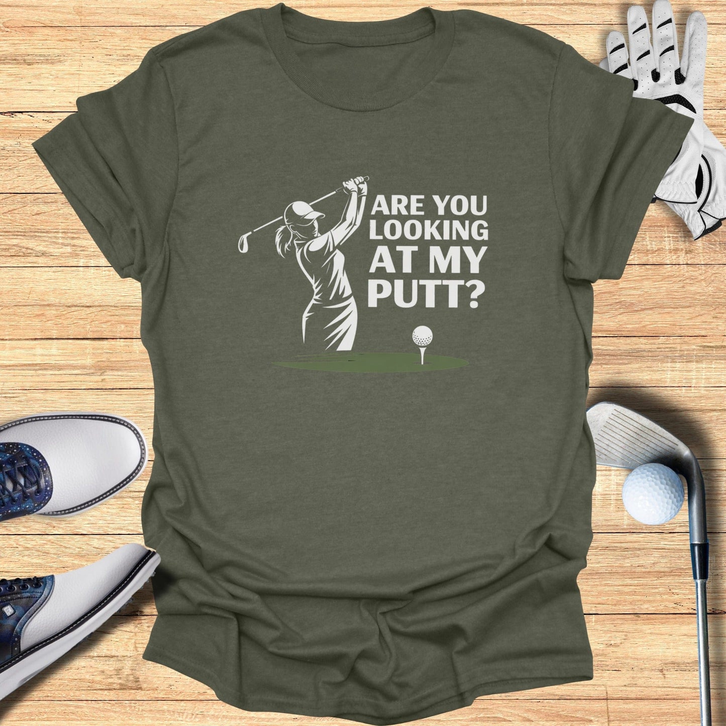 You Looking at My Putt? T-Shirt - Funny Golf Tee by Swing Epic
